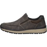 Rieker - B9062 - Instapschoenen - Donkerbruin - Synthetisch Bovenwerk, Uitneembaar Voetbed, Extra Brede Wijdte