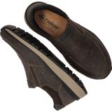 Rieker - B9062 - Instapschoenen - Donkerbruin - Synthetisch Bovenwerk, Uitneembaar Voetbed, Extra Brede Wijdte
