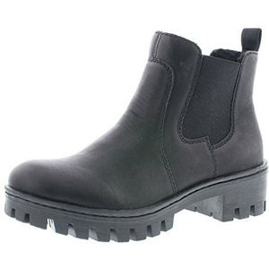 Rieker Dames 75750 Chelsea Boots, zwart zwart 00, 36 EU