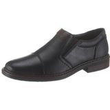 Rieker - Instappers - Zwart - Leer