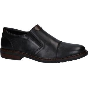 Rieker - Instappers - Zwart - Leer