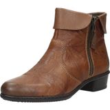 Rieker - Enkellaarsjes - Cognac - Leer - Antistress Binnenzool