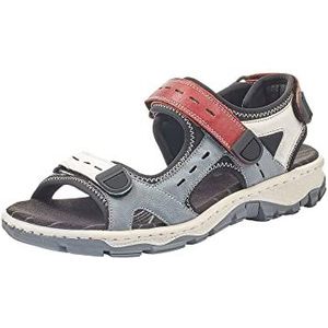 Rieker Dames 68872-13 open sandalen met sleehak, 13, 37 EU