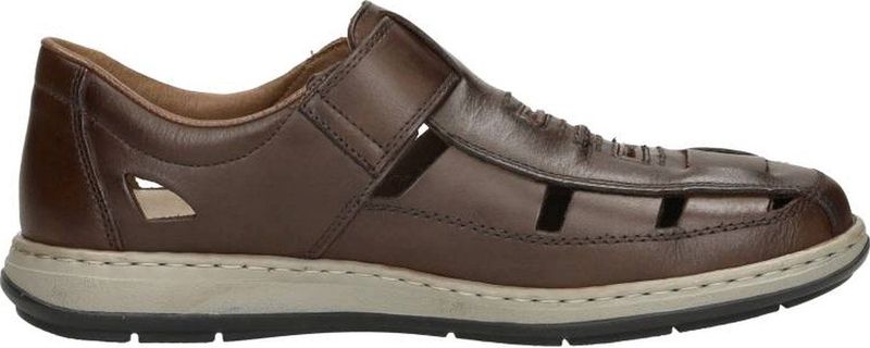 Rieker - Sandalen - Cognac - Leer - Antistress-technologie