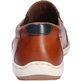 Rieker Slipper Slip on Sneaker, Schlupfschuh, Loafer mit perforiertem Blatt