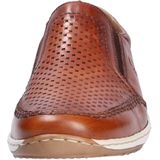 Rieker Slipper Slip on Sneaker, Schlupfschuh, Loafer mit perforiertem Blatt