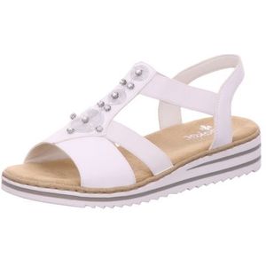 Rieker - Sandalen - Wit - Leder