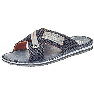 Rieker 21539 sandalen voor heren, Blauw Navy Grigio 14., 46 EU