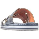 Rieker Heren voorjaar/zomer 21599 slippers, Blauw oceaan denim 14., 42 EU