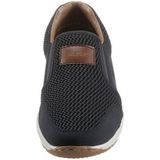 Donkerblauw/bruin - Instapschoen - Zomerschoen - Stretchinzet - Normale Wijdte