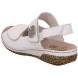 Rieker V7272 Peeptoe sandalen voor dames, voorjaar/zomer, wit, 40 EU