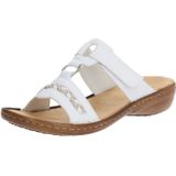 Rieker Pantolette bis 30mm Absatz für Damen, weiß, Gr. 37 EU