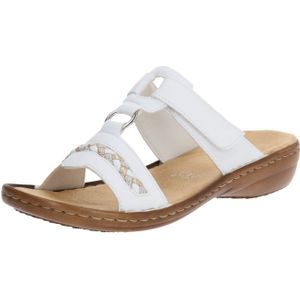 Rieker - 60888 - Pantoletten - Wit - Synthetisch