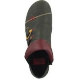 Rieker - Instaplaarzen - Groen Gecombineerd - Sleehak - Stretchinzet