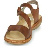 Rieker  ZAZIE  sandalen  dames Bruin