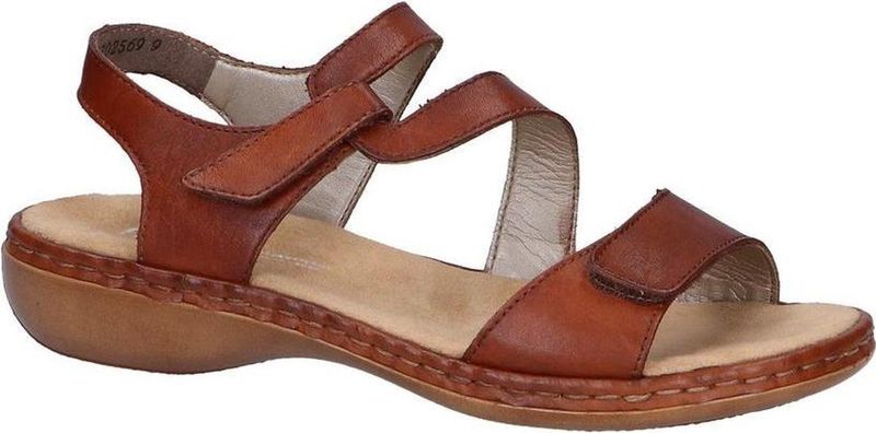 Rieker Dames Dames 659c7 Sandalen Sandaal, Bruin, 40.5 EU