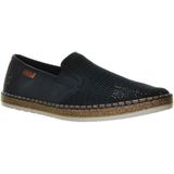 Rieker - B5265 Mocassin - Lage Schoenen - Zwart - Textiel - Plat