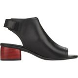 Zomerschoen - Zwart - Sandaal - Blokhak - Klittenbandsluiting