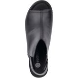 Zomerschoen - Zwart - Sandaal - Blokhak - Klittenbandsluiting