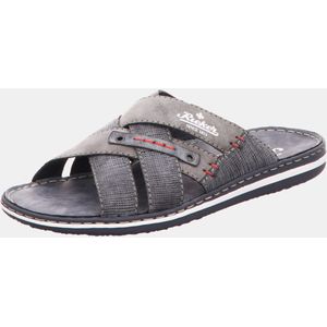 Rieker - Slippers - Donkerblauw - Synthetisch - Open Neus