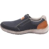 Rieker Heren 03053-14 Slipper, Blauw Pacific Atlantis Amaretto stof 14, 46 EU