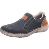 Rieker Heren 03053-14 Slipper, Blauw Pacific Atlantis Amaretto stof 14, 46 EU