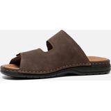 Rieker - Slippers - Bruin - Leer - Antistress Technologie