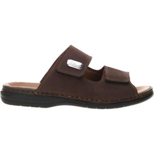 Rieker - Slippers - Bruin - Leer - Antistress Technologie