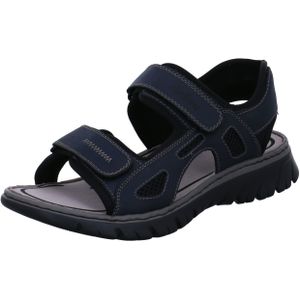 Rieker Heren Trekking sandalen 22761, heren sandalen, Blauw Navy Zwart Zwart 14, 44 EU