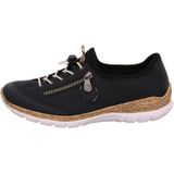 Rieker N4263 MocassinDames, Pazifik Blauw Pazifik Marine Zwart