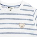 Steiff - Collection Shirt - Beige - Gestreept - Kwartmouw