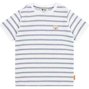 Steiff - Collection Shirt - Beige - Gestreept - Kwartmouw