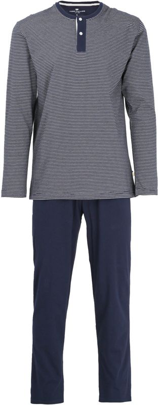 Tom Tailor - Nebraska - Pyjama - Blauw/Donker/Strepen - 2-delig