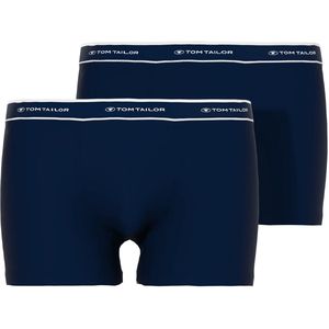 Tom Tailor - Boxershorts - Donkerblauw - Katoen - 2 Stuks