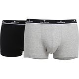 Tom Tailor - Kentucky - Boxers - Grijs/Zwart - 95% Katoen en 5% Elastan