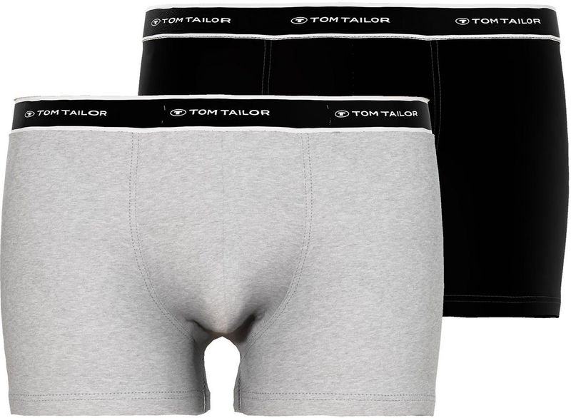 Tom Tailor - Kentucky - Boxers - Grijs/Zwart - 95% Katoen en 5% Elastan