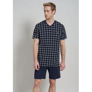 Ceceba - Heren Shortama - Donkerblauw - Korte Broek en Shirt met Korte Mouwen