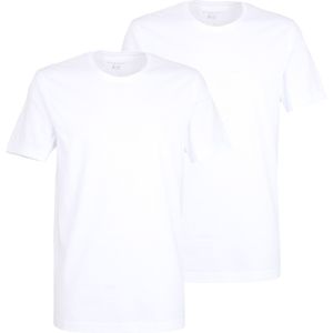 BUGATTI heren slim fit T-shirt met O-hals (1-pack), wit