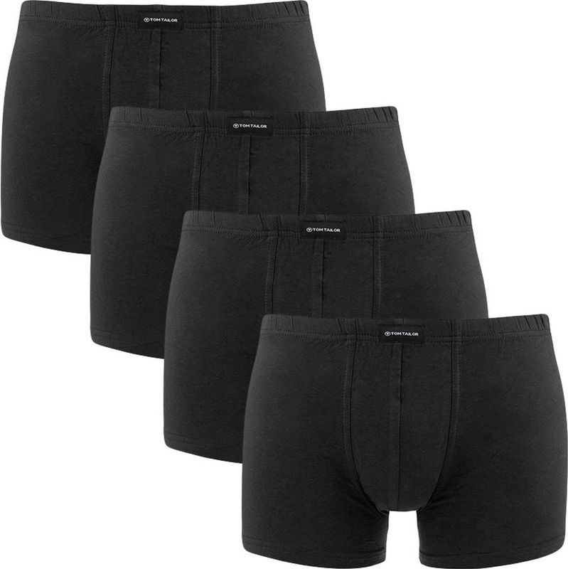 TOM TAILOR Boxershorts - Set van 4 - Katoen - Aansluitende Pasvorm
