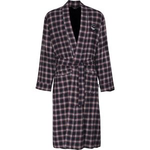 TOM TAILOR - Ochtendjas - Donkerblauw - Geruit - Heren