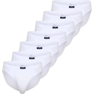 TOM TAILOR heren minislip met gulp (7-pack), wit
