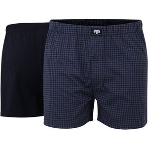 Ceceba - Fox Packet 2260 - Heren Boxershorts - Blauw - 2-pak - Wijd Model
