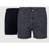 Ceceba 2-pak wijde heren boxershorts - Fox packet 2260 - Blau mittel - M