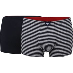 Ceceba - Boxer - Donkerblauw Gestreept - 2-Pack - Stretch Katoen