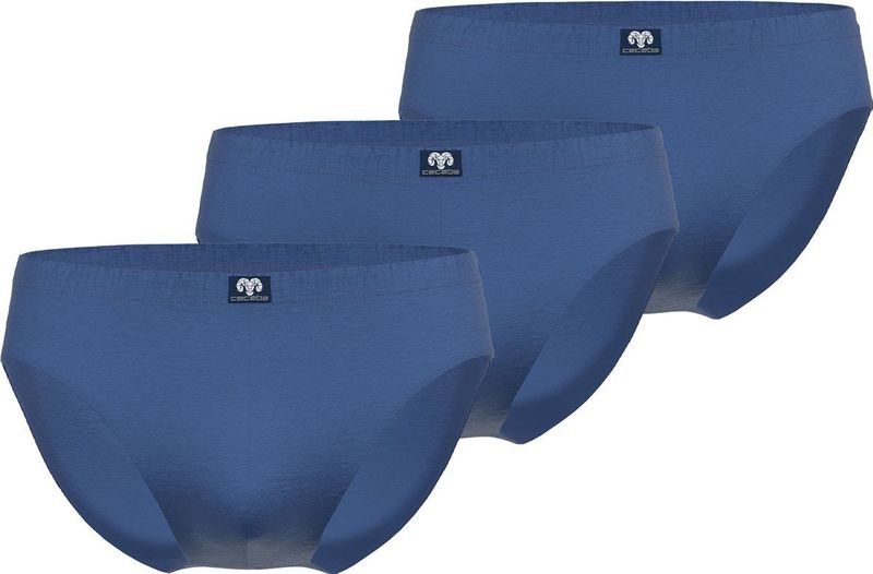 Ceceba heren slips buikmodel (3-pack), blauw