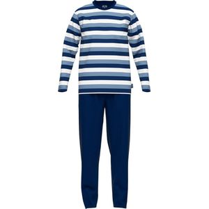 CECEBA - Melbourne - Pyjama - Blauw/Wit - Katoen-Micro Polyester