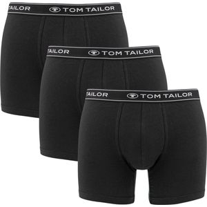 TOM TAILOR - Buffer - Heren Boxershort - Zwart - 3-Pack