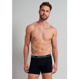 TOM TAILOR - Buffer - Heren Long Boxershort - Zwart - 3-Pack