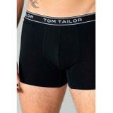 TOM TAILOR - Buffer - Heren Long Boxershort - Zwart - 3-Pack