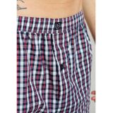 BUGATTI - Boxershorts - Middenblauw - Geweven Wijd Model met Gulp - 2-pack